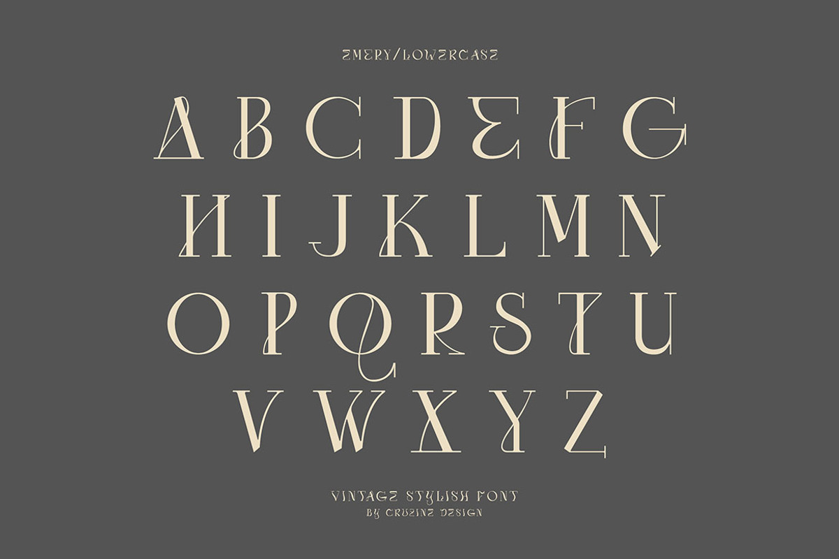 Emery - Modern Serif Font, a Slab Serif Font by Cruzine (Photo 5 of 6)