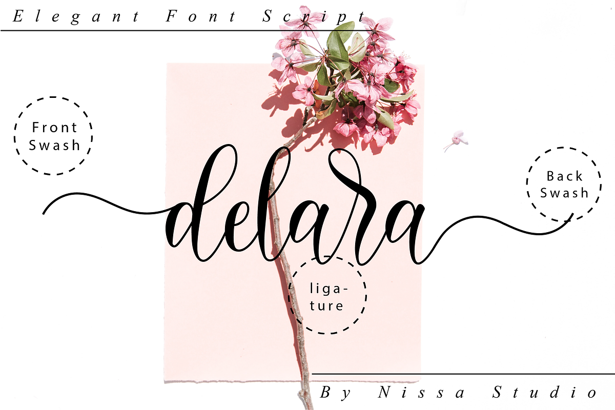 Delara Script, a Script Font by Nissa Studio (Photo 10 of 12)