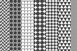 12 Pattern Photoshop Brushes