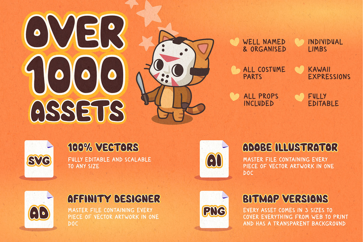 Cats in Costumes: Halloween Edition, an Illustration by Green Room Media (Photo 4 of 27)