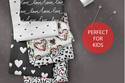 Valentines Day Seamless Pattern Set, a Pattern Graphic by ClipArtRoom (Thumbnail 2 of 7)