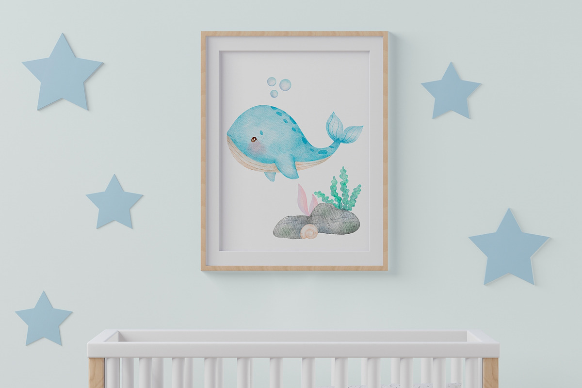 Under the sea 1 watercolor, an Animal Illustration by Estúdio Lin (Photo 5 of 6)