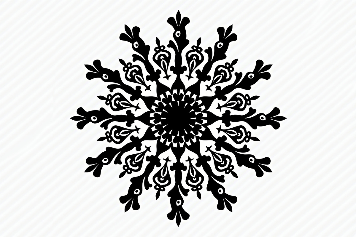 Floral Ornament Mandala, an Illustration by musafir_fashion (Photo 5 of 9)