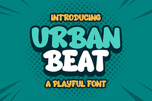Urban Beat - Fun Bold Display Font