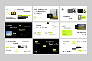 Energy Solution Pitch Deck Keynote, a Presentation Template by fakhroo