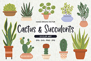 Cactus & Succulent Clip Art, an Object Illustration by insemar (Thumbnail 1 of 4)