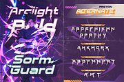 Preton - Electrical Display Font, a Sans Serif Font by Artisan Themes (Thumbnail 9 of 12)