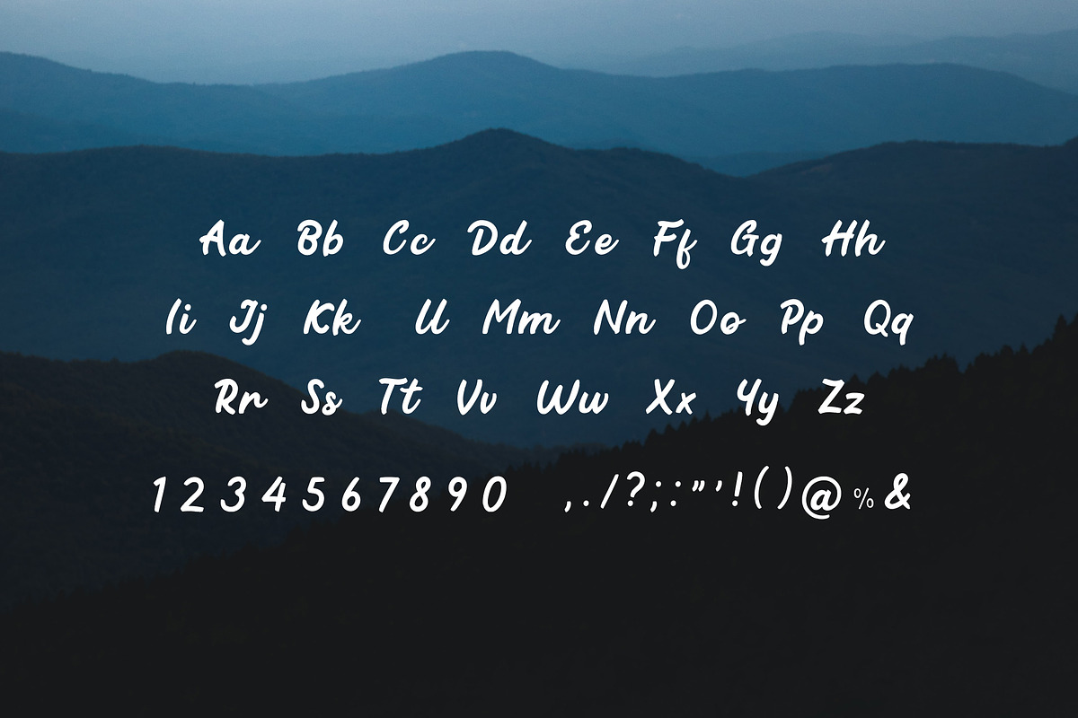 Monica Mirabelle Handwritten Script, a Script Font by UICreative (Photo 2 of 6)