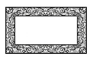 Vintage Ornament Frame Vector Bundle, an Illustration by Creativeshirt (Thumbnail 50 of 51)