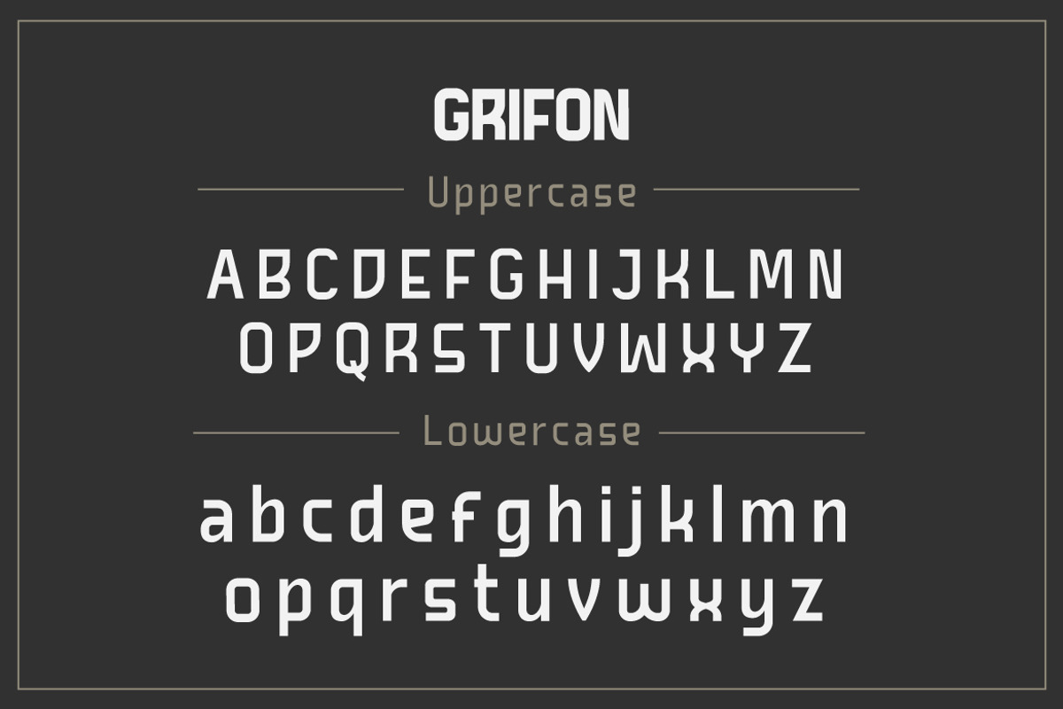 Grifon, a Sans Serif Font by twinstd (Photo 9 of 11)