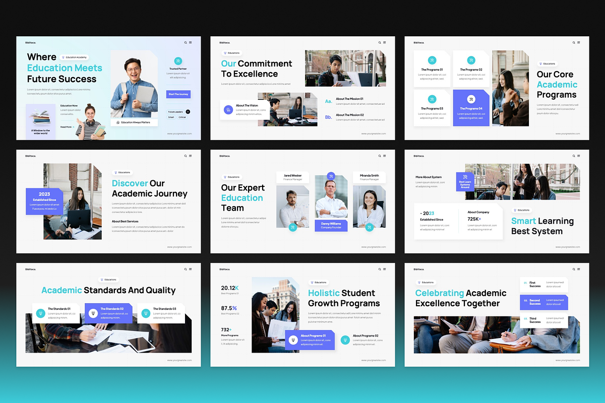 Education Academy Google Slides, a Presentation Template by Annora Studio (Photo 2 of 7)