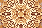 3D Dandelion Flower Mandala, an Object Graphic by Arshad Ali (Thumbnail 4 of 8)