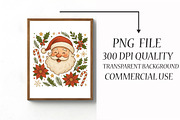 Vintage Santa Face PNG Clipart, an Illustration by Libby Wishes (Thumbnail 3 of 6)