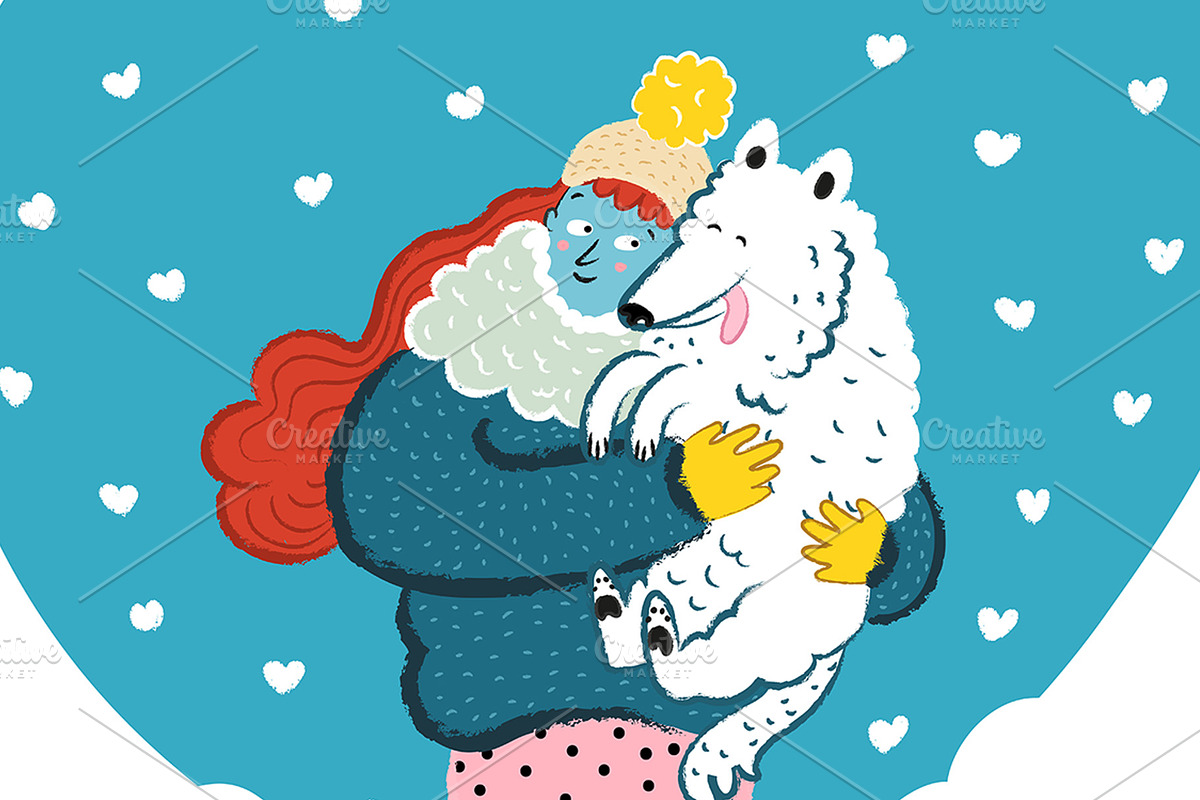 I Love my Dog, an Animal Illustration by Irene Loal (Photo 2 of 2)