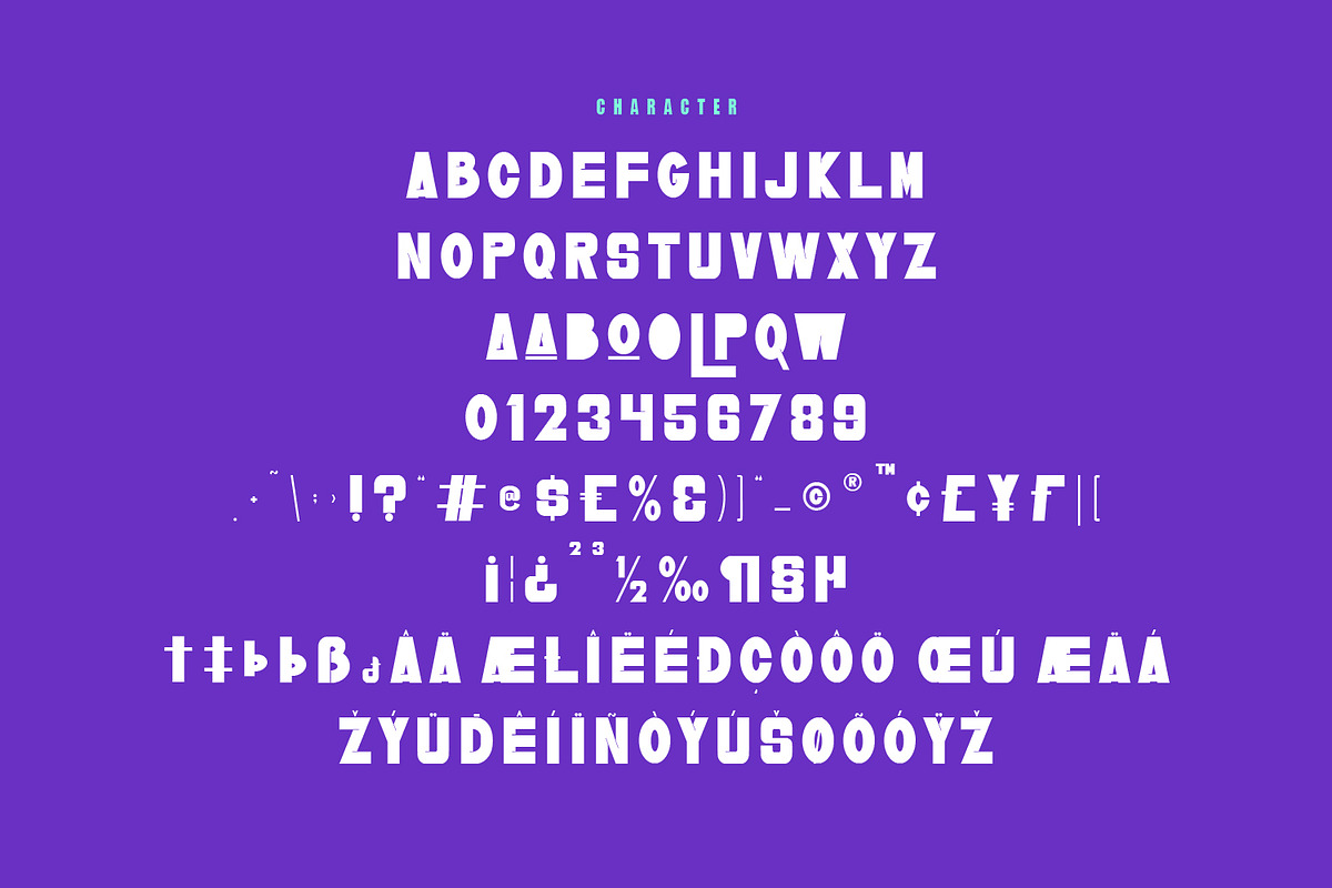 Bollzie Display Font Sans Serif, a Sans Serif Font by Maulana Creative (Photo 6 of 8)