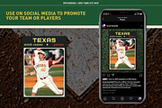 1970's Pro Baseball Card Templates, a Card Template by Chris Weibring (Thumbnail 9 of 11)