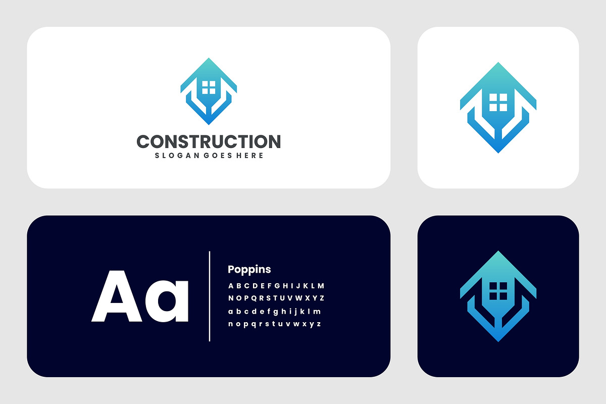 Gradient Modern Construction Logo, a Branding & Logo Template by Artnivora.Std (Photo 1 of 3)