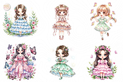 Spring Fashion Girl PNG Clipart., an Object Illustration by KennedyStudio (Thumbnail 3 of 5)