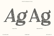 CS Glancie Stamp, a Serif Font by Craft Supply Co. (Thumbnail 3 of 8)