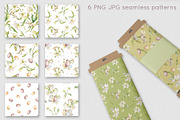 Floral Easter eggs watercolor set, an Illustration by Kate Lanbina (Thumbnail 14 of 17)