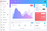 Chameleon Bootstrap 4 Admin Template, a Bootstrap Template by themeselection (Thumbnail 2 of 4)