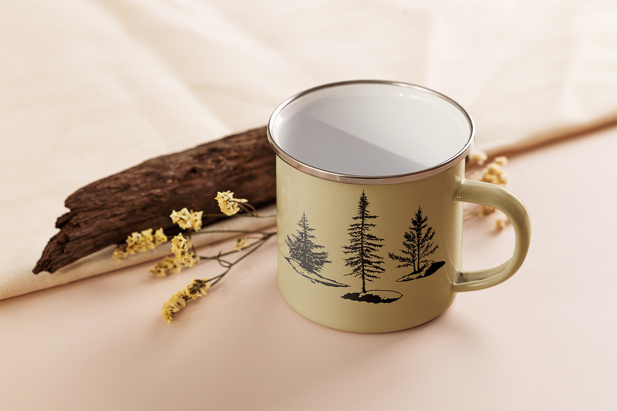 Island Pine Trees | Illustrations, an Object Illustration by Max Lockwood (Photo 8 of 10)