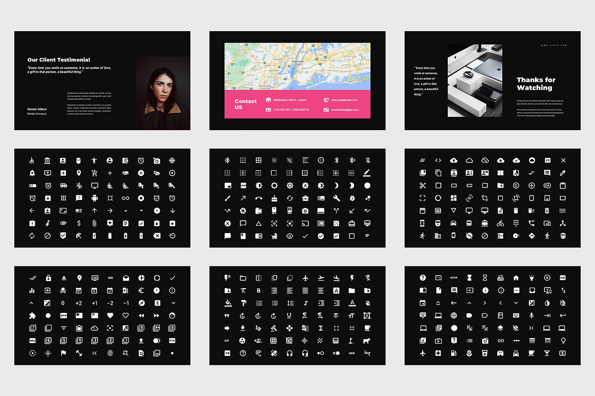 Jigio : App Showcase Powerpoint, a Presentation Template by Punkl Camp (Photo 9 of 9)
