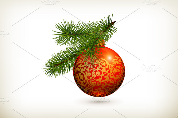 Christmas Ball Vector Icon