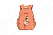 Cute Kawaii School Cones Characters, an Education Illustration by Palau (Thumbnail 2 of 12)