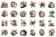 Whimsical Summer Clipart Bundle, an Illustration by CreationArt (Thumbnail 6 of 6)
