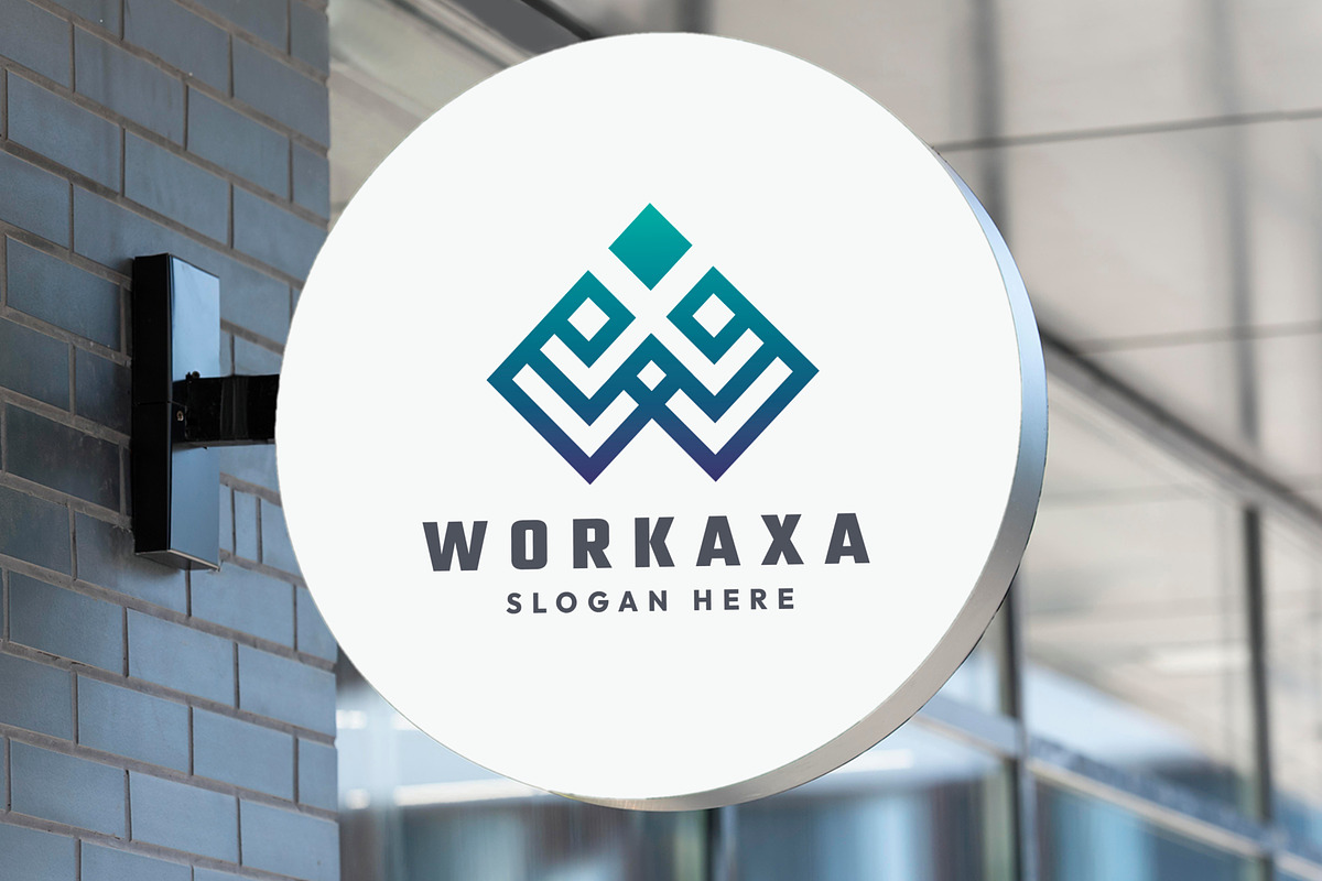 Workaxa Letter W Logo, a Branding & Logo Template by Design_Planet (Photo 3 of 5)
