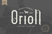 Orion Vintage Font, a Serif Font by JumboDesign (Thumbnail 1 of 7)
