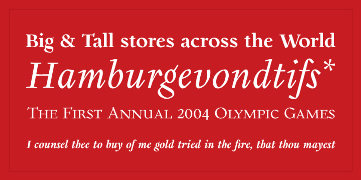 Gilman, a Serif Font by Miller Type Foundry (Photo 3 of 5)