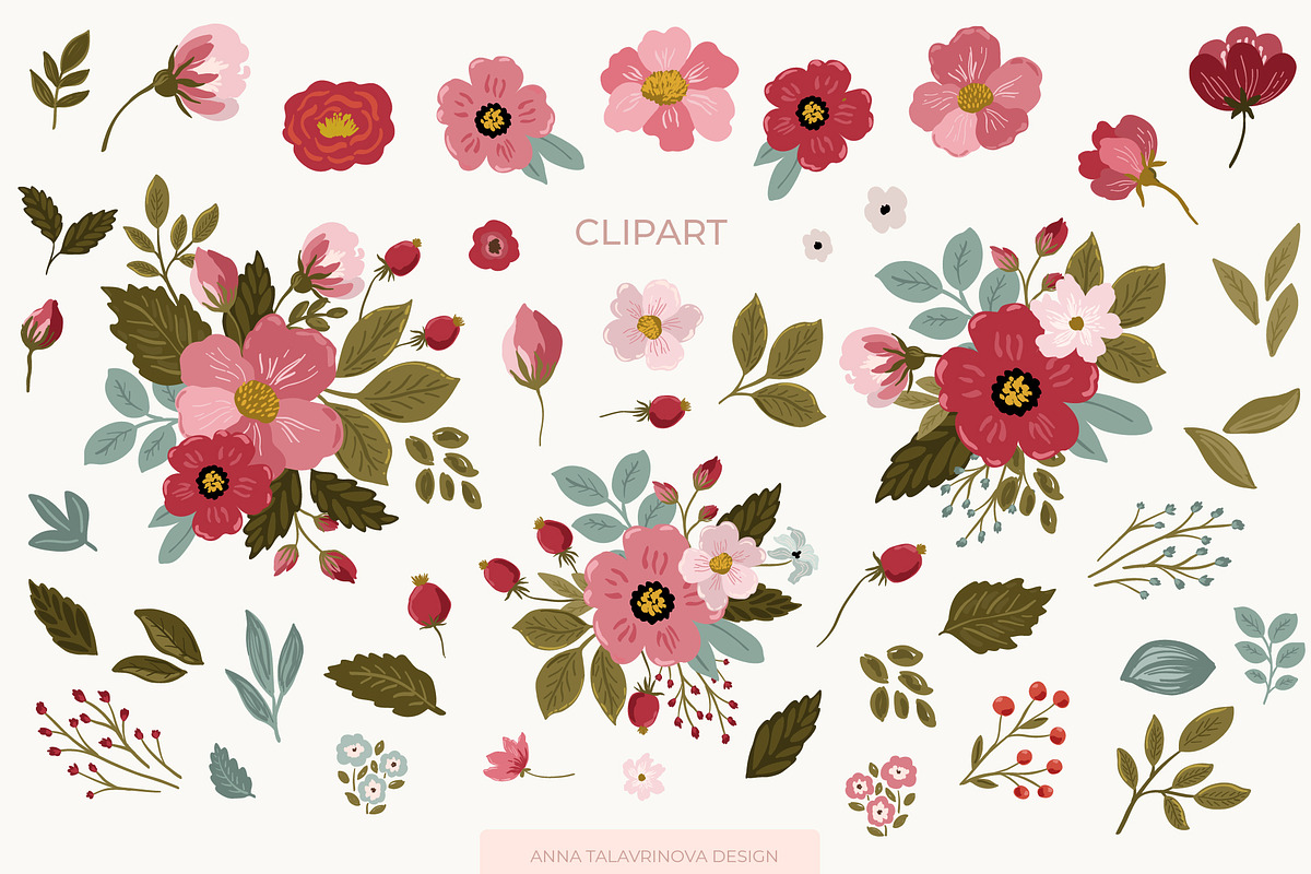 Rose garden seamless patterns, a Pattern Graphic by Cozy pattern shop (Photo 6 of 7)