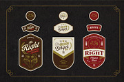 10 Vintage Beer Labels, an Object Graphic by Aksa & Nusa Co. (Thumbnail 3 of 5)