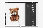 Watercolor Splatter Brushes, a Brush Add-On by Pattern + watercolor (Thumbnail 2 of 5)