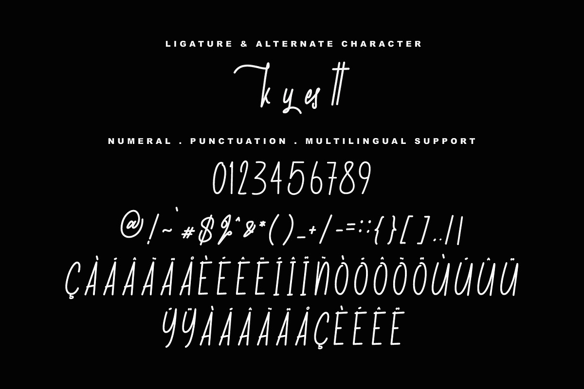 Dansols Avenquor Handwritten Font, a Handwritten Font by Maulana Creative (Photo 5 of 8)