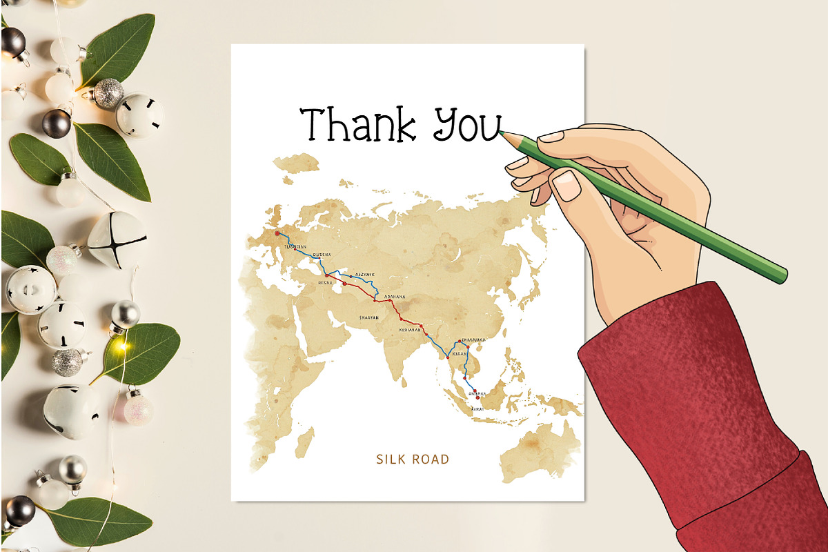 Old Maps Sublimation Clipart, an Illustration by Creative Art (Photo 3 of 9)