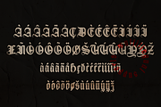 Avestrava Plain, a Blackletter Font by ilhamtaro (Thumbnail 10 of 11)