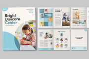 Daycare Brochure Template, a Brochure Template by BrandPacks (Thumbnail 1 of 4)