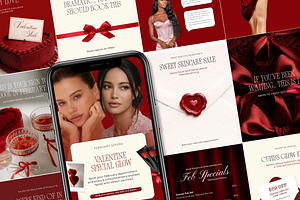 Valentines Day Instagram Templates