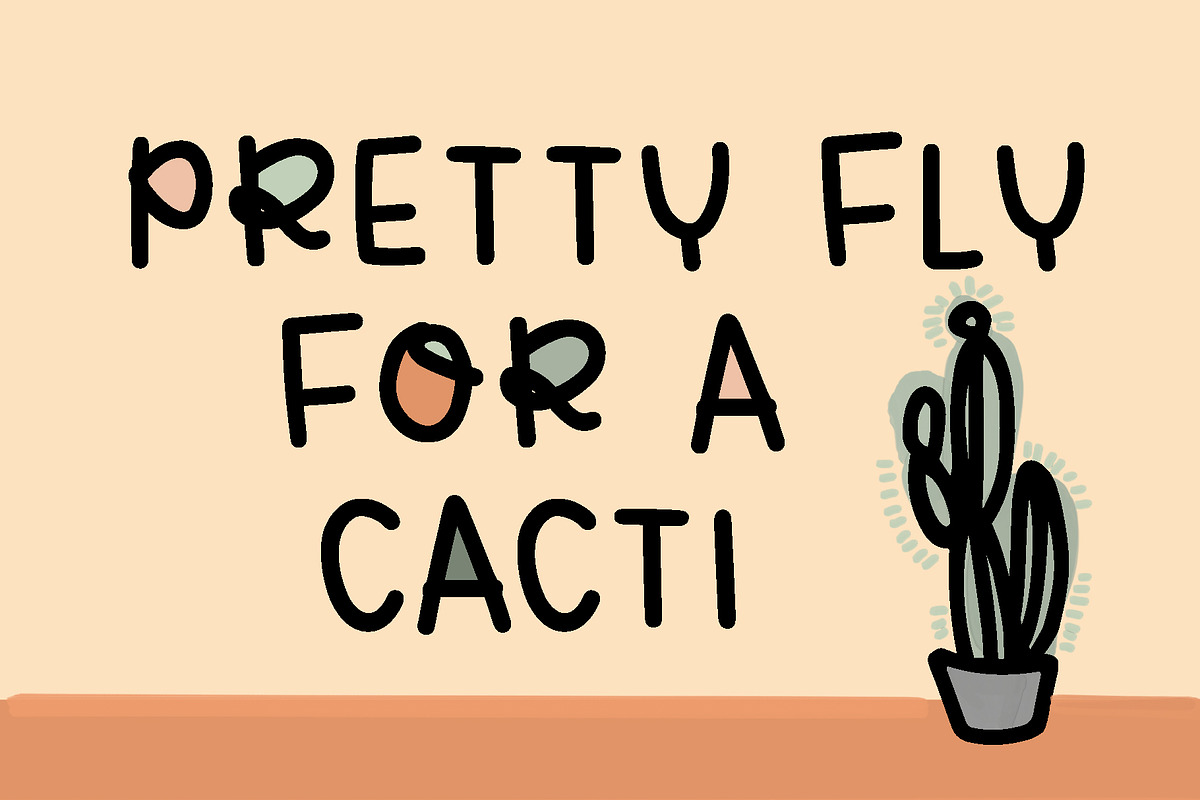 Plant Prickles Font, a Sans Serif Font by Katie Hill (Photo 3 of 10)