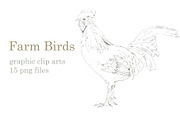 Graphic Farm Birds, an Object Graphic by Budogoshch (Thumbnail 1 of 4)