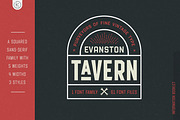 Evanston Tavern | 61 Font Family, a Sans Serif Font by Kimmy Design (Thumbnail 6 of 18)