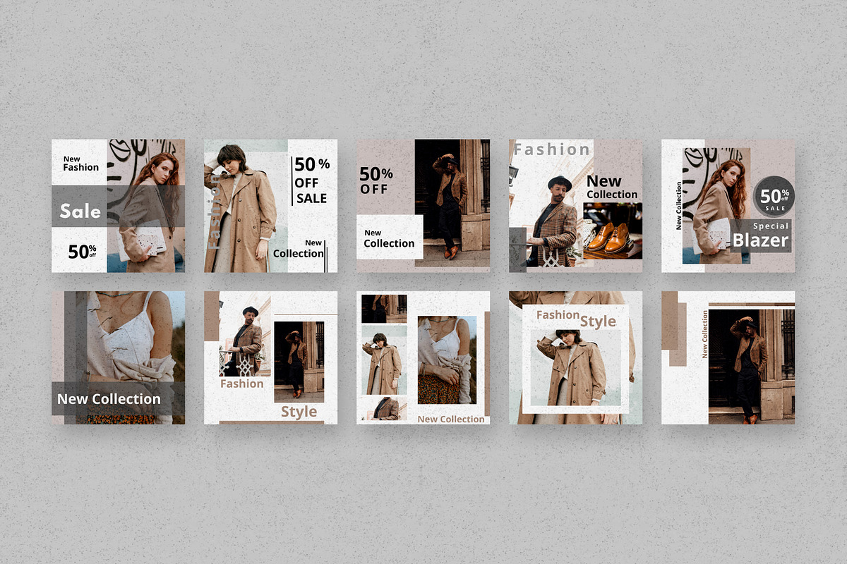 Aesthetic Instagram Templates Canva, a Social Media Template by Pixel Blend (Photo 2 of 6)