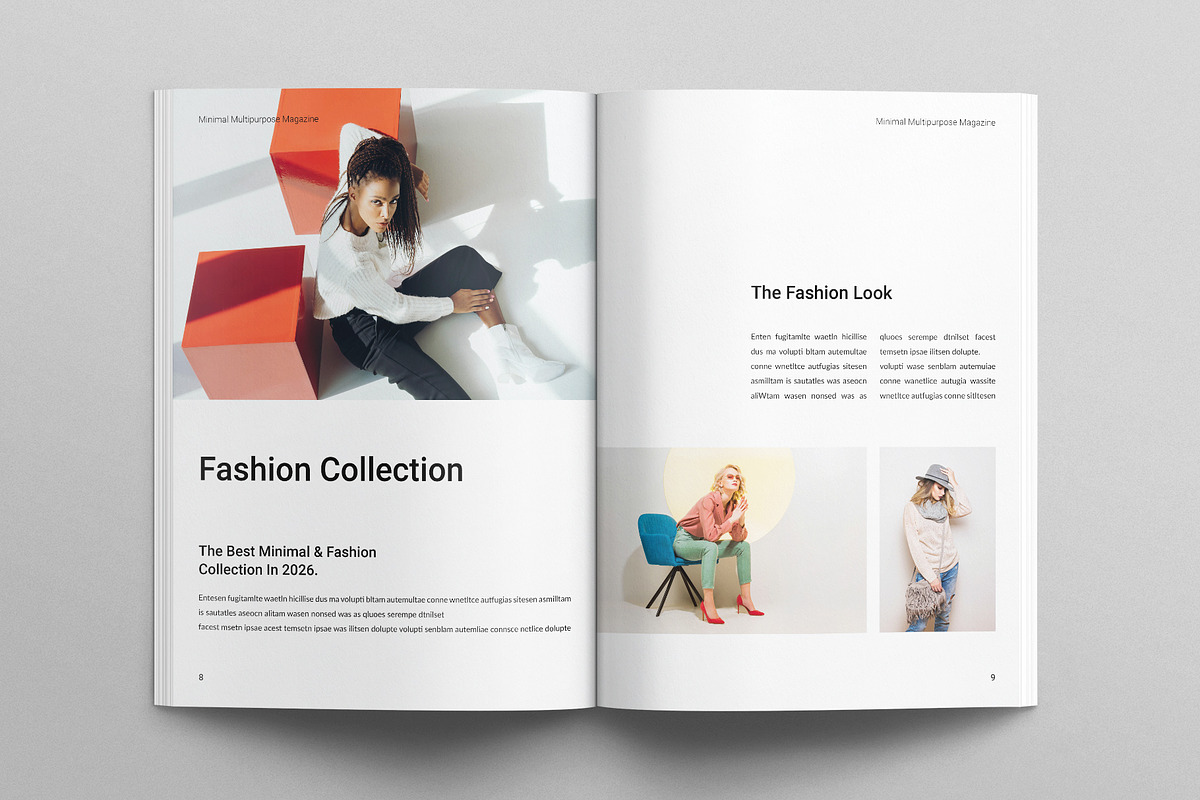 Minimal Multipurpose Magazine, a Magazine Template by E-Type (Photo 4 of 11)