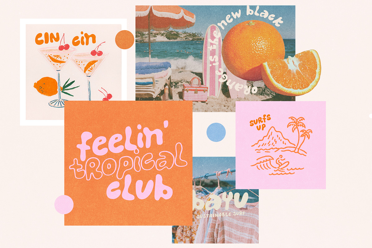 Feelin Tropical Font Set, a Handwritten Font by Nicky Laatz (Photo 6 of 13)