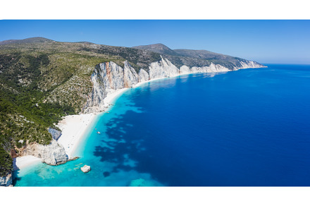 Remote and hidden Fteri beach in, a Nature Photo by Igor Tichonow