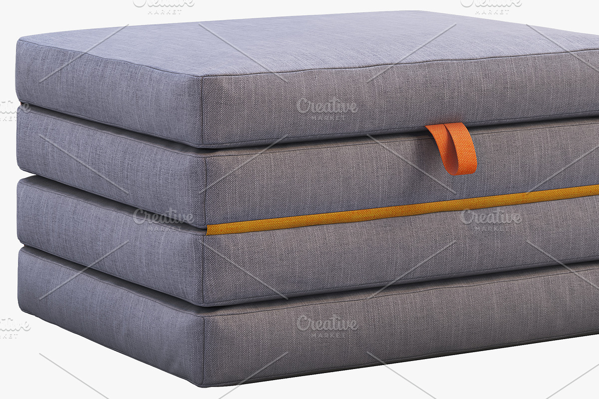 Mattress folding 3d model, a Furniture 3D Model by 3dmitruk (Photo 4 of 9)