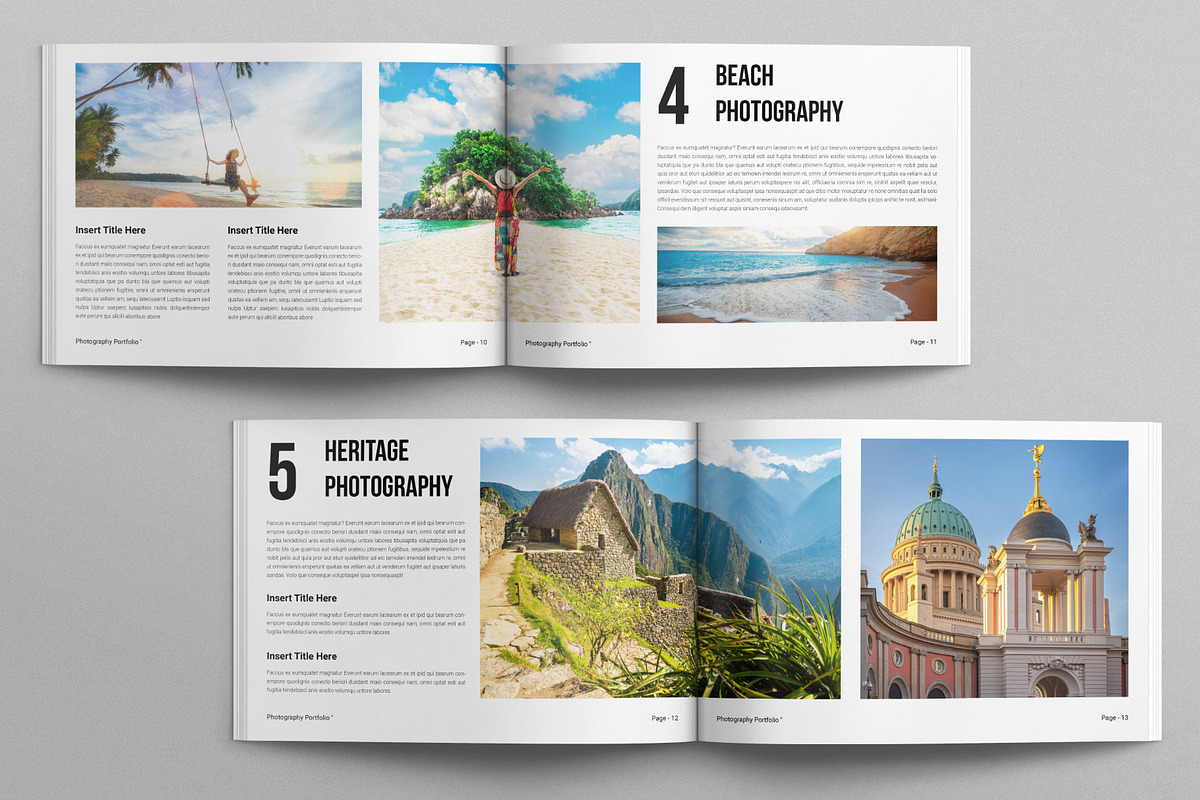 Photography Portfolio Landscape, a Brochure Template by E-Type (Photo 5 of 7)